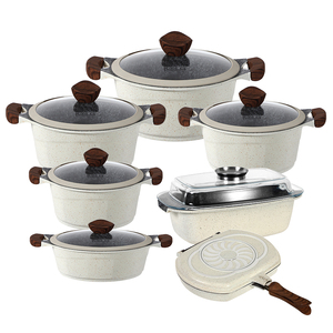 Chất lượng cao <span class=keywords><strong>Cookware</strong></span> <span class=keywords><strong>Set</strong></span> chậu và chảo không dính <span class=keywords><strong>Cookware</strong></span> <span class=keywords><strong>Set</strong></span> Bán Buôn Đồ dùng nhà bếp <span class=keywords><strong>Cookware</strong></span> <span class=keywords><strong>Set</strong></span> - Product Image 3