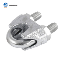 Verzinkte Schmiedeeisen DIN 741 Drahtseilklemmen Hochbelastbar 3-40mm EN 13411-5 Kabelklemmen für Hebe- und Marineanwendungen