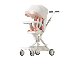 Poussette de luxe pour bébé en forme de rotation 360