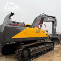 Excavatrice lourde Volvo480 d'occasion économique 48T, godet standard pour roche de 3m³, moteur hydraulique Volvo d'origine, machinerie de carrière