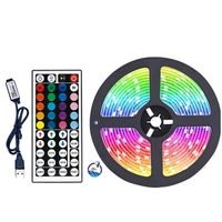 Bande lumineuse LED intelligente RVB étanche LED TV rétro-éclairage Usb couleur changeante musique lumière Flexible décoration lampe
