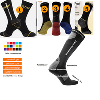 Calze a Compressione Graduata Personalizzabili con Ventilazione Zonale, Altezza al Ginocchio, Resistenti e Traspiranti