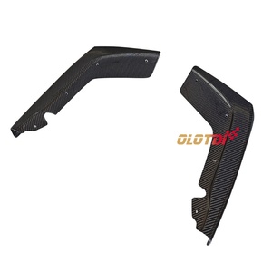 VRS Style Carbon Fiber Rear Diffuser Side Canards Fins Spoiler <b>Splitter</b> for Honda Civic 11th FL5 Type R 2022-2023 - Product Image 3