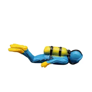 Miniature Oceans Scene Model Figurine Underwater World Sea Explore Divers Oceans Decoration