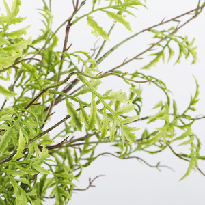 QIHAO Ramas de Hojas de Helecho Artificiales, Ramo de Flores de Seda Verde, Planta Decorativa para Interiores y Exteriores - Product Image 2