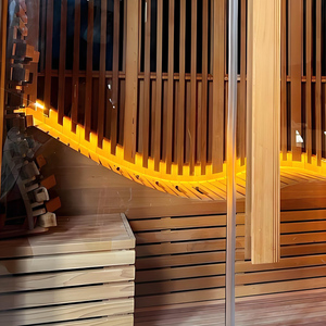 Cabine de douche à vapeur personnalisée, haut de gamme, noire, salle de vapeur humide, sauna extérieur, unité de salle de bain préfabriquée, douche <span class=keywords><strong>vichy</strong></span>, cabine de douche 2-4 personnes - Product Image 3