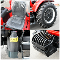 Mini Tractor Agrícola 4x4, Tractor Pequeño con Implementos y Motor Diésel en Venta, Maquinaria Agrícola de Calidad