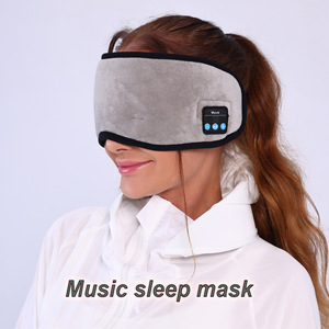 Auriculares inalámbricos <span class=keywords><strong>para</strong></span> <span class=keywords><strong>dormir</strong></span> Máscara de ojo con correa ajustable <span class=keywords><strong>para</strong></span> <span class=keywords><strong>dormir</strong></span> con micrófono Máscara de música <span class=keywords><strong>para</strong></span> <span class=keywords><strong>dormir</strong></span> de viaje - Product Image 1