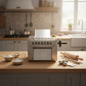 מכונת לישה ולחיצה קטנה לבצק 220V מסחרית רב תכליתית לעלי בצק/נודלס - Product Image 5