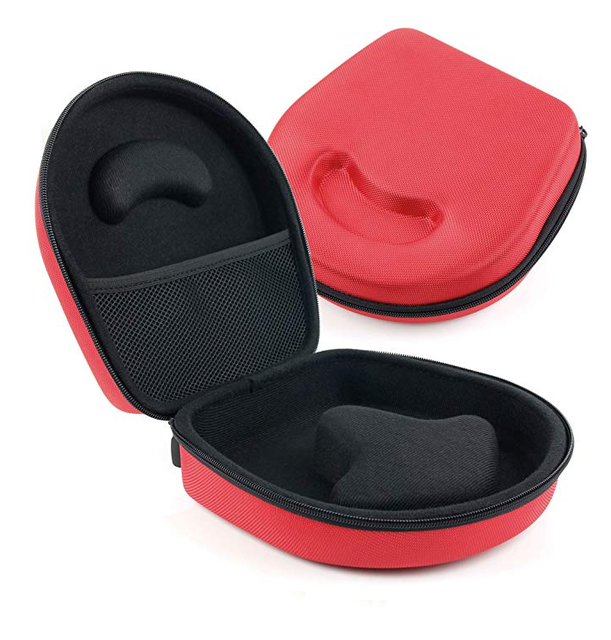 Customized Color Zipper Closed Protective Waterproof 600D EVA Headphone Hard Case Anti-Dust Anti-Shock Scratch-Resistant