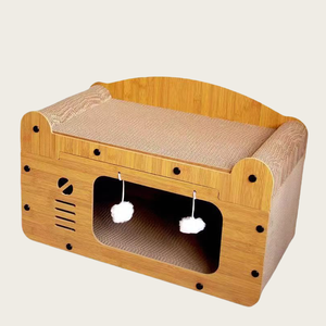 Commercio all'ingrosso su misura mobili in legno stile esterno casa del gatto Pet per gatti criceti cani conigli con motivo animale - Product Image 4