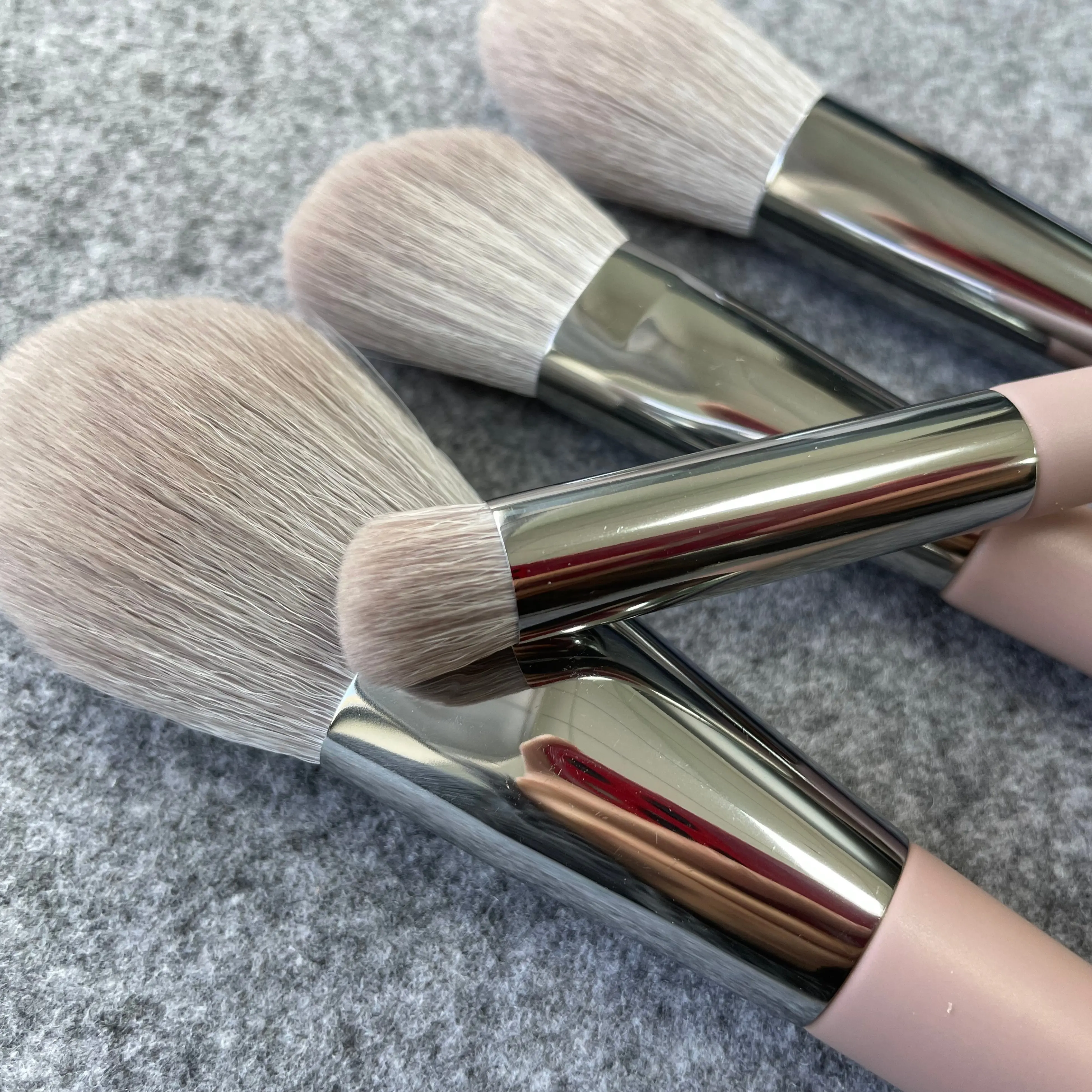 CLING 12 Stk. professionelle Eigenmarke Make-Up Pinsel für lose kompakte Pulver grundlegende Details kompletter Gesichts-Futter-Tool-Kit