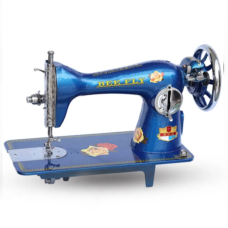 JA2-1sewing Machine Head with Handle and Wooden Fabrics Industrial Sewing Machine 0-10mm Max. Sewing Thickness Clothing