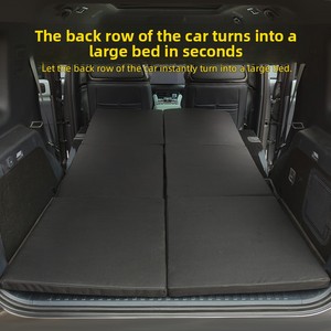 Evrensel araba katlanır yatak rahat araba koltuğu modifikasyonu için ücretsiz şişme arka uyku pedi katlanabilir yatak ile - Product Image 2