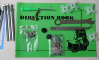 HONKON HK-2-4D Mini machine à coudre surjeteuse d'occasion domestique