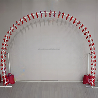 ZKAI Nouvelle Arrivée Arche de Ballons Automatique avec Pompe à Air Intégrée pour Décoration de Fête, Mariage et Anniversaire