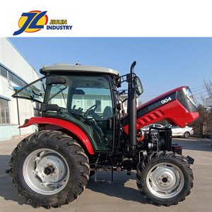 JIULIN INDUSTRY 70-90HP Tracteur <span class=keywords><strong>agricole</strong></span> 4WD bon marché avec cabine de climatisation pour l'agriculture et l'agriculture Tracteur à roues Hole Digger par la Chine - Product Image 4