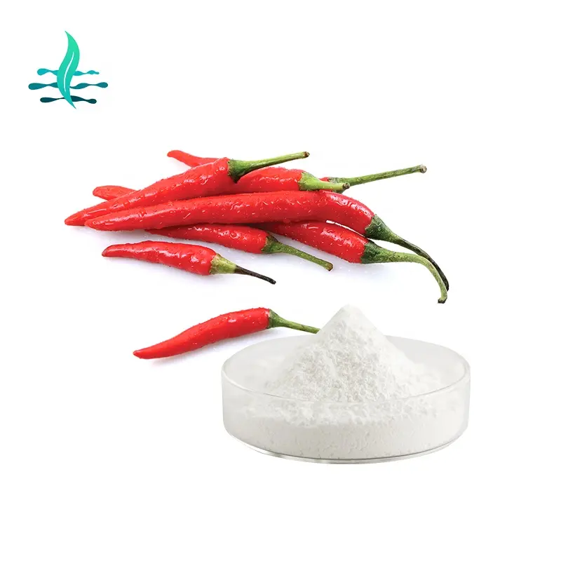 Capsaicina pura en polvo al mejor precio, extracto de Capsicum 1%, polvo de capsaicina CAS 404-86-4