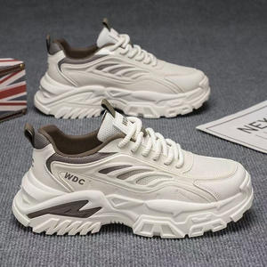 Zapatillas Deportivas para Hombre WDC, Blancas, de Malla, de Caña Baja y Tacón Medio, Estilo Casual - Product Image 3