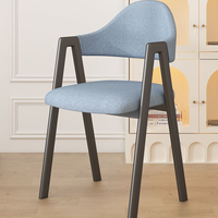 Fauteuil de salle à manger moderne en métal, vente en gros d'usine, avec revêtement en lin/PU - Durable et écologique pour la cuisine et la restauration