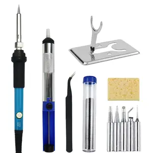 Thermostatic electric soldering iron tool package 60w big power Heat up fast Constant temperature adjustable