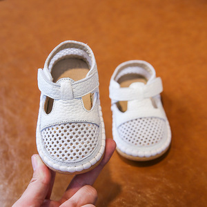 Chaussures de marche pour bébé de 0 à 3 ans, sandales d'été pour bébé, sandales non-convalescentes pour bébé fille - Product Image 3