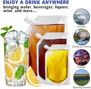 100มล. 250มล. 500มล. 1000มล. Bolsa de canalon de bebida de aluminio Que SE puede <span class=keywords><strong>Volver</strong></span> A cerrar personizada Para acondic - Product Image 6