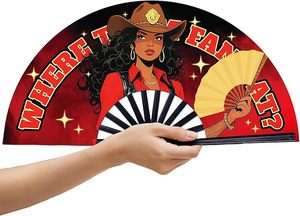 Nuevo Abanico de Mano Portátil de Bambú de 33 cm con Logotipo Personalizado - Product Image 6