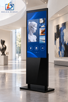 Écran d'affichage d'informations pour centre commercial, vertical, intérieur, 49 pouces, FHD, ELED, avec réglage du volume et minuterie