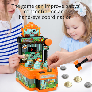 Năm Sao Mini Điện Tử Tương Tác Hammering Pounding Trẻ Em Đồ Chơi Phim Hoạt Hình <span class=keywords><strong>Zombie</strong></span> Phong Cách Nhựa Mole Trò Chơi Cho Trẻ Em Vui Vẻ Đồ Chơi - Product Image 2