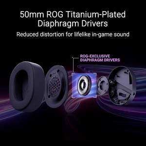 Auriculares Inalámbricos para Juegos Rog Pelta, Negros, con Controladores de 50 mm, Tres Modos, Bluetooth, USB-C, Venta al Por Mayor - Product Image 4