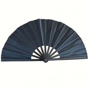 Abanico Plegable de Plástico Grande de 33 cm Personalizado, Abanico de Kung Fu, Carnaval, Música, Festival, Baile, Regalos, Artesanía de Bambú - Product Image 2