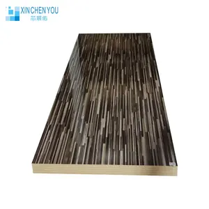 Độ Bóng Cao Hdf Ban Đen MDF Melamine Gỗ MELAMINE Mặt Đồ Nội Thất Bảng Màu