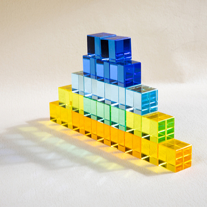 Acrylic Transparent Gem DIY Building Blocks Unisex 50-Piece Set Educational Toy for Improving Imagination Factory Direct - Product Image 4