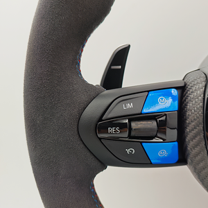 Volante Estilo <span class=keywords><strong>CS</strong></span> con Detalles en Fibra de Carbono Seca y Alcántara para <span class=keywords><strong>BMW</strong></span> F10 F11 F15 F16 F20 F21 F25 F30 F31 F32 F33 F34 F36 F80 F82 F90 - Product Image 4