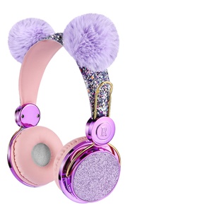 Accessoire d'écoute <span class=keywords><strong>pour</strong></span> bébés filles, 1 pièce, écouteurs intra-auriculaires, sans fil, <span class=keywords><strong>musique</strong></span> rose, annulation de bruit, design de dessin animé, <span class=keywords><strong>casque</strong></span> d'écoute licorne - Product Image 3