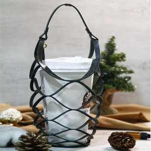 Copertura per tazza da tè con increspatura e latte in pelle sintetica borsa portatile per caffè - Product Image 2