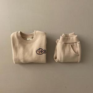 Conjuntos de Ropa para Niños y Niñas Otoño 2022, Conjuntos de 2 Piezas de Moda Casual para Niños, Camisetas de Manga Larga + Pantalones, Ropa Deportiva para Niños - Product Image 3