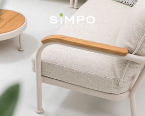 ชุดโซฟาเข้ามุมขนาดใหญ่ SIMPOLIFESTYLE เฟอร์นิเจอร์กลางแจ้งระดับพรีเมียม รุ่น <span class=keywords><strong>COCO</strong></span> Lounger สำหรับสวน ระเบียงโรงแรม รีสอร์ท ทำจากอะลูมิเนียม ไม้สัก และผ้า - Product Image 4