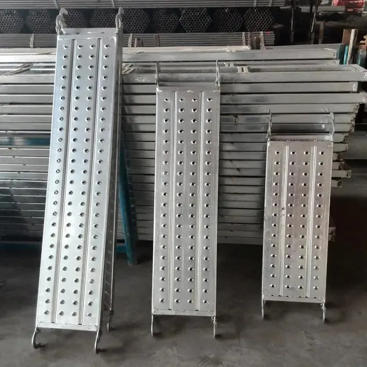 Plataformas de aço do scaffold, com ganchos, aço perfurado, baralho de metal