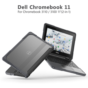 Étui de protection rigide personnalisé en TPU+<span class=keywords><strong>PC</strong></span> pour ordinateur portable Dell <span class=keywords><strong>Chrome</strong></span> <span class=keywords><strong>Book</strong></span> 11 11,6 pouces 3100 3110 avec trous de refroidissement, housse antichoc - Product Image 6