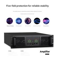 Amplificateur à tubes Hi-Fi haute puissance, amplificateur stéréo intégré, système de sonorisation, lecteur de karaoké, système de cinéma maison, Bluetooth, métal, pour la maison