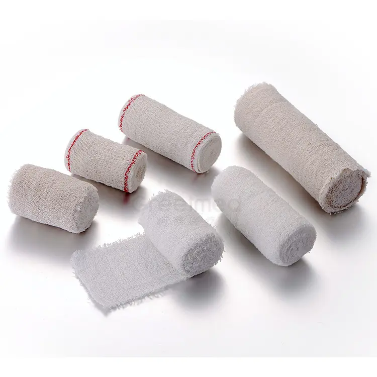 Crêpe Bandage Best Verkopende Orthopedische Medische Chirurgische Steriele 100% Katoen Eos Bleekmiddel Medische Materialen En Accessoires 3 Jaar