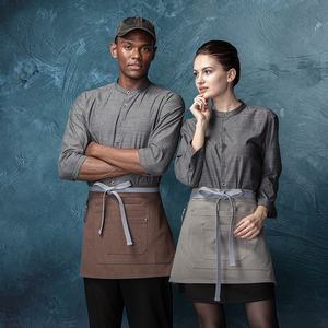 CHECKEDOUT chemise blanche uniformes d'hôtel pour serveur cuisine <span class=keywords><strong>serveuse</strong></span> vêtements Restaurant uniforme - Product Image 6