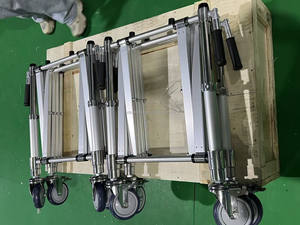 Tandu Pengangkut Jenazah Lipat yang Dapat Disesuaikan, Troli Jenazah, Troli Pemakaman, Truk Gereja, Truk Gereja dari Paduan Aluminium - Product Image 2