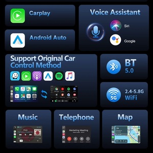 Adaptador Inalámbrico CarPlay Android Auto, Adaptador Dongle <span class=keywords><strong>Apple</strong></span> CarPlay, Adaptador USB para Auto, Adaptador Inalámbrico Rápido <span class=keywords><strong>Apple</strong></span> 2026 - Product Image 2