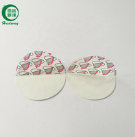 Op maat bedrukte aluminiumfolie verzegeling, makkelijk te verwijderen inductie verzegeling liner 47mm 37mm 30mm Lift n Peel inductie liner