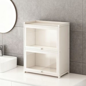 <b>Desktop</b> Storage Rack For Teacups Water Cups 3 Tier Dustproof Cabinet Cup Holder For Dining Tabletop - Product Image 4