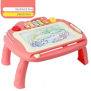 36*17センチメートルMagnetic Drawing Board Desk Toys For Girls Boys Sketch Pad Doodle Writing Painting Table Art Learning Children Kids Toy