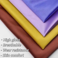 Tissu de maillot de bain brillant de haute qualité, 68% nylon, 32% élasthanne, hautement élastique, pour pyjamas, bikinis, sous-vêtements
